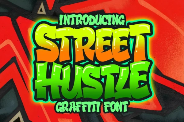 31 Graffiti Font Bundle: Streetbomber, Brokers,Squarespray, the Urban Rebels, Lodstay,Bombero - Image 5